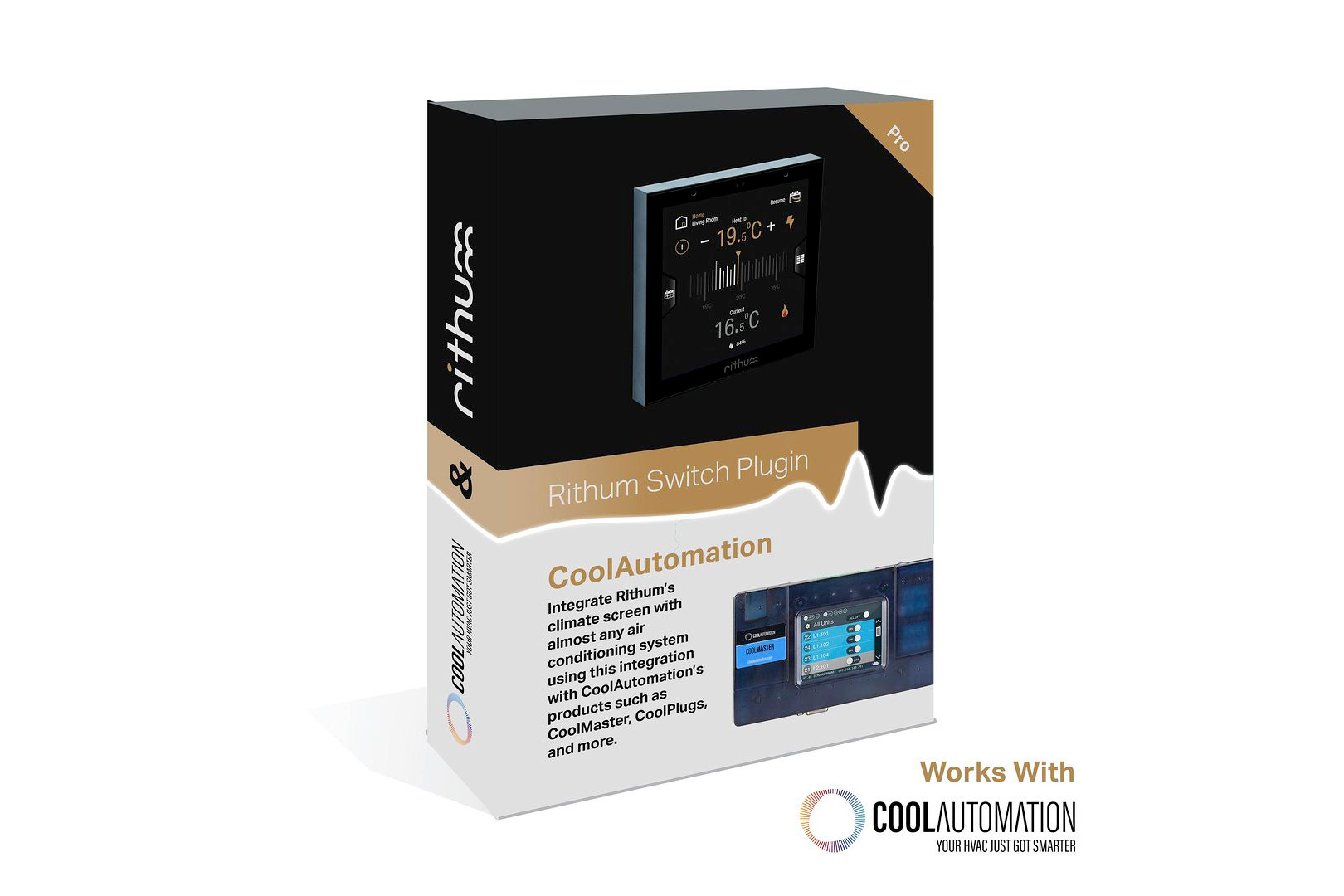 Avec le nouveau plugin CoolAutomation, le Rithum Switch contrôle toutes les clims